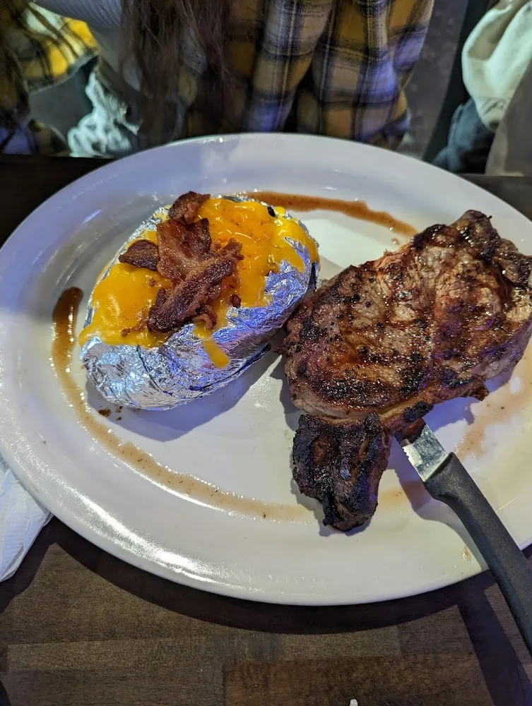 Sirloin Steak Loaded Baked Potato
